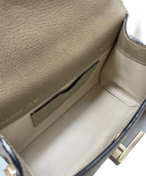 Valextra（ヴァレクストラ）Valextra (ヴァレクストラ) Mini Iside Bag イジィデ ミニ ベージュ サイズ:Mini/ミニの古着・服飾アイテム