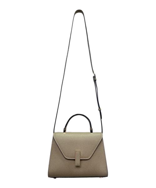 Valextra（ヴァレクストラ）Valextra (ヴァレクストラ) Mini Iside Bag イジィデ ミニ ベージュ サイズ:Mini/ミニの古着・服飾アイテム