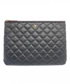 CHANELシャネル）の古着「Classic O Case クラシック Oケース」｜ブラック