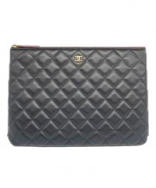 CHANEL（シャネル）の古着「Classic O Case クラシック Oケース」｜ブラック