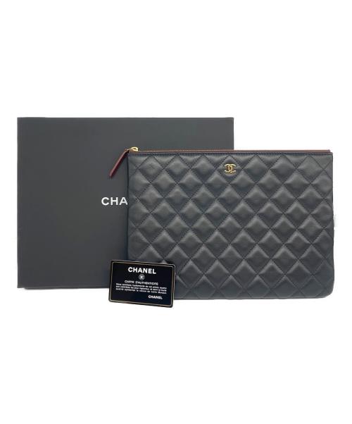 CHANEL（シャネル）CHANEL (シャネル) Classic O Case クラシック Oケース ブラックの古着・服飾アイテム
