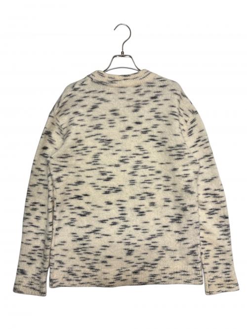 Acne studios（アクネ ストゥディオズ）ACNE STUDIOS (アクネ ストゥディオズ) クルーネックニット ホワイト×グレー サイズ:Sの古着・服飾アイテム