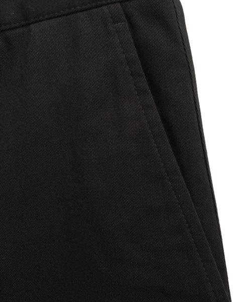 VERSACE（ヴェルサーチ）VERSACE (ヴェルサーチ) スリムフィット ハイウエスト カジュアルパンツ ブラック サイズ:48の古着・服飾アイテム