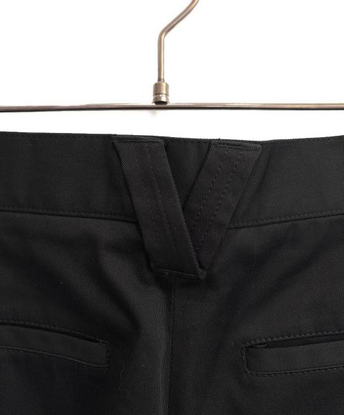 VERSACE（ヴェルサーチ）VERSACE (ヴェルサーチ) Slim Fit High-Waisted Casual Pants ブラック サイズ:48の古着・服飾アイテム