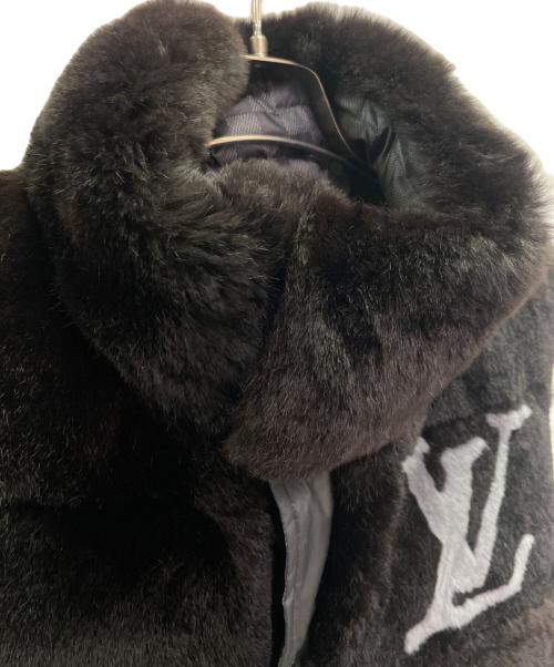 LOUIS VUITTON（ルイ ヴィトン）LOUIS VUITTON (ルイ ヴィトン) ラビットファーリバーシブルダウンベスト/Reversible Down Vest/RM092D MPBS80PL6 ブラック サイズ:44の古着・服飾アイテム