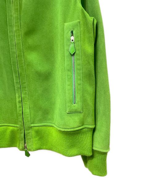 HERMES（エルメス）HERMES (エルメス) Suede Zip-Up Jacket スエードジップアップジャケット グリーン サイズ:48の古着・服飾アイテム