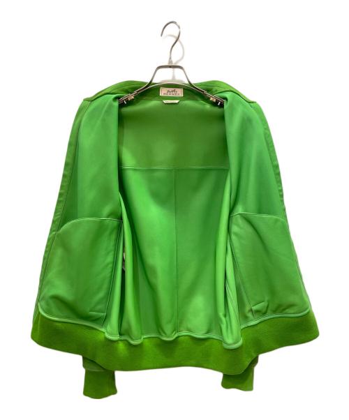 HERMES（エルメス）HERMES (エルメス) Suede Zip-Up Jacket スエードジップアップジャケット グリーン サイズ:48の古着・服飾アイテム