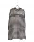 Dior（ディオール）の古着「Houndstooth Knit Dress ハウンドトゥース ニットワンピース」｜グレー