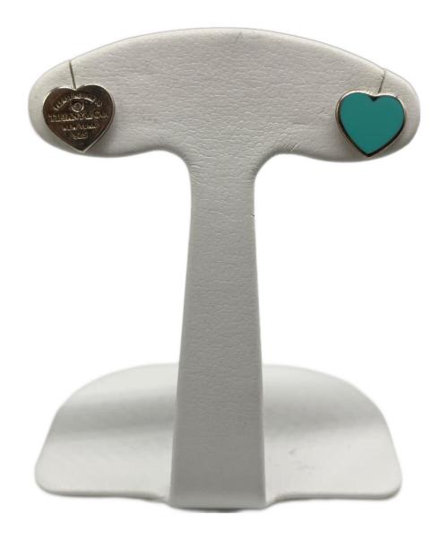 TIFFANY & Co.（ティファニー）TIFFANY & Co. (ティファニー) リターントゥ 1P ダイヤ ハート ピアス/Return to Tiffany 1P Diamond Heart Earrings シルバーの古着・服飾アイテム