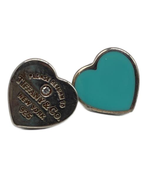 TIFFANY & Co.（ティファニー）TIFFANY & Co. (ティファニー) リターントゥ 1P ダイヤ ハート ピアス/Return to Tiffany 1P Diamond Heart Earrings シルバーの古着・服飾アイテム