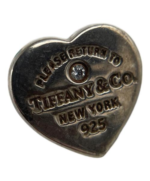 TIFFANY & Co.（ティファニー）TIFFANY & Co. (ティファニー) リターントゥ 1P ダイヤ ハート ピアス/Return to Tiffany 1P Diamond Heart Earrings シルバーの古着・服飾アイテム