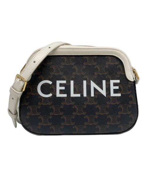 CELINE（セリーヌ）CELINE (セリーヌ) Triomphe Small Camera Bag トリオンフ スモールカメラバッグ ブラウン サイズ:スモール/SMALLの古着・服飾アイテム