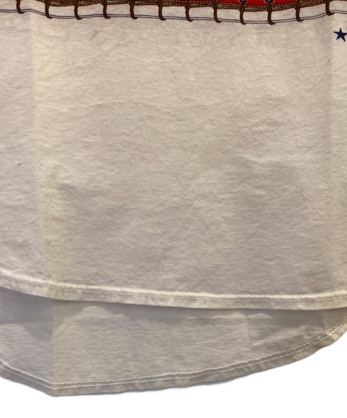 GUCCI（グッチ）GUCCI (グッチ) 半袖カットソー ホワイト×レッド サイズ:Sの古着・服飾アイテム