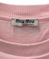 中古・古着 MIU MIU (ミュウミュウ) not nice t shirt ピンク サイズ:XS：15000円