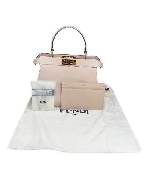 FENDI（フェンディ）FENDI (フェンディ) Peekaboo ISeeU Medium Bag ピーカブー アイシーユー ミディアム/8BN321 AF2J F1BA9 サイズ:ミディアム/mediumの古着・服飾アイテム