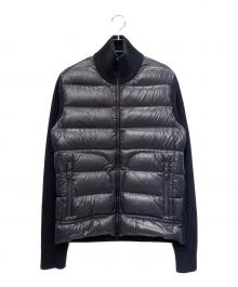 MONCLER（モンクレール）の古着「19AW MAGLIONE TRICOT CARDIGAN マグリオーネ トリコットカーディガン/E20919416600」｜ネイビー