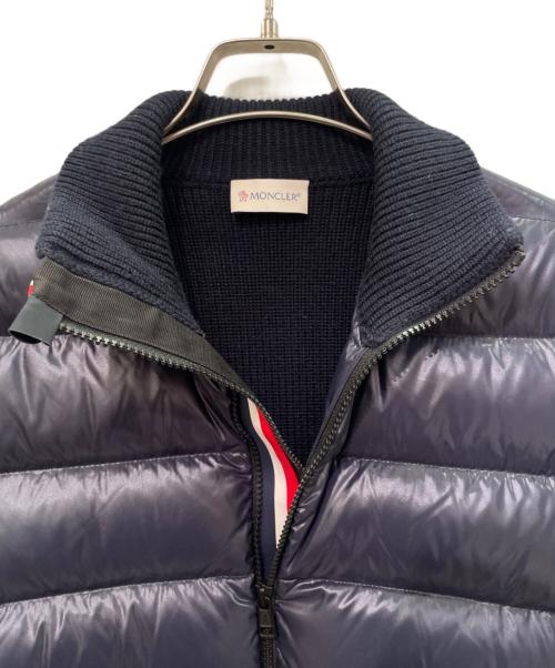 MONCLER（モンクレール）MONCLER (モンクレール) 19AW MAGLIONE TRICOT CARDIGAN マグリオーネ トリコットカーディガン/E20919416600 ネイビー サイズ:Sの古着・服飾アイテム