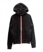 MONCLERモンクレール）の古着「MAGLIA CARDIGAN/ジップフーディー」｜ブラック