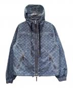LOUIS VUITTONルイ ヴィトン）の古着「Hooded Polyester Jacket フーデット ポリエステル ジャケット/FHC012PAY」｜ライトグレー