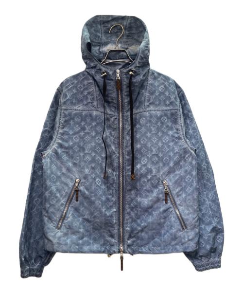 LOUIS VUITTON（ルイ ヴィトン）LOUIS VUITTON (ルイ ヴィトン) Hooded Polyester Jacket フーデット ポリエステル ジャケット/FHC012PAY ライトグレー サイズ:36の古着・服飾アイテム