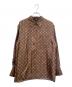 LOUIS VUITTON（ルイ ヴィトン）の古着「シルク モノグラムシャツ/Silk Monogram Shirt」｜ブラウン