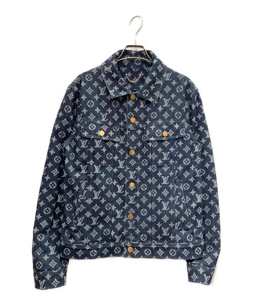 LOUIS VUITTON（ルイ ヴィトン）LOUIS VUITTON (ルイ ヴィトン) 18AW MONOGRAM DENIM JACKET モノグラムデニム ジャケット/HFA01WGU0 インディゴ サイズ:44の古着・服飾アイテム