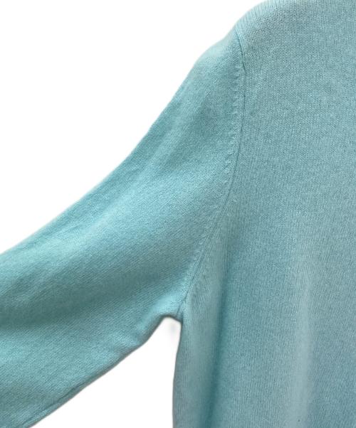 NOLLEY'S Light（ノーリース ライト）NOLLEY'S Light (ノーリース ライト) パールボタンカーディガン スカイブルー サイズ:38の古着・服飾アイテム