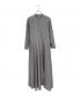 beautiful people（ビューティフルピープル）の古着「neon striped tuxedo shirts dress」｜ブルー