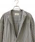 中古・古着 beautiful people (ビューティフルピープル) neon striped tuxedo shirts dress ブルー サイズ:38：15000円