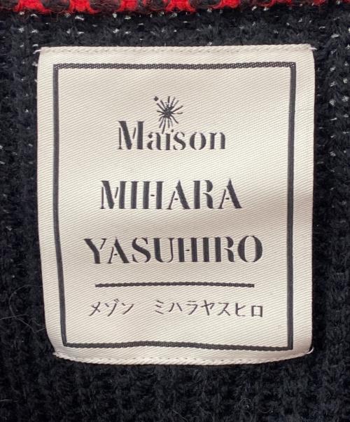 Maison MIHARA YASUHIRO（メゾン ミハラ ヤスヒロ）Maison MIHARA YASUHIRO (メゾン ミハラ ヤスヒロ) アームドッキングニット レッド サイズ:36の古着・服飾アイテム
