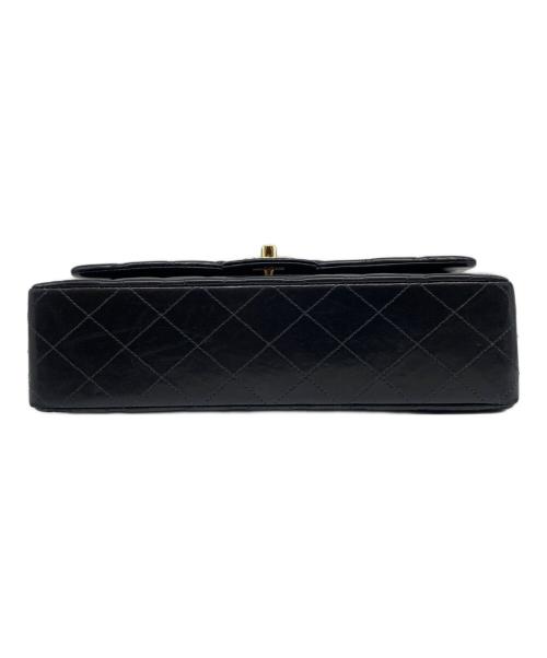CHANEL（シャネル）CHANEL (シャネル) Matelassé 25 Double Flap Chain Shoulder Bag/マトラッセ25 Wフラップチェーンショルダーバッグ ブラック サイズ:25の古着・服飾アイテム
