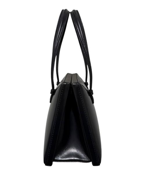 LOEWE（ロエベ）LOEWE (ロエベ) スクエア レザーハンドバッグ ブラックの古着・服飾アイテム