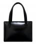 LOEWE (ロエベ) スクエア レザーハンドバッグ ブラック：80000円