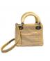 Christian Dior (クリスチャン ディオール) 2WAYバッグ ブラウン：140000円