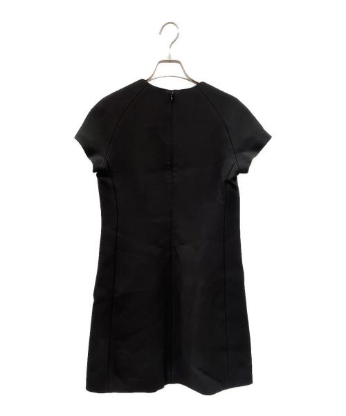 CELINE（セリーヌ）CELINE (セリーヌ) Cap-Sleeve A-Line Dress キャップスリーブ Aラインドレス/2R0436102 ブラック サイズ:38の古着・服飾アイテム