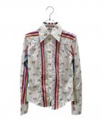 ETROエトロ）の古着「総柄シャツ」｜ホワイト