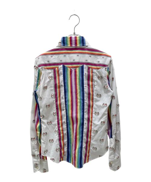 ETRO（エトロ）ETRO (エトロ) 総柄シャツ ホワイト サイズ:38の古着・服飾アイテム