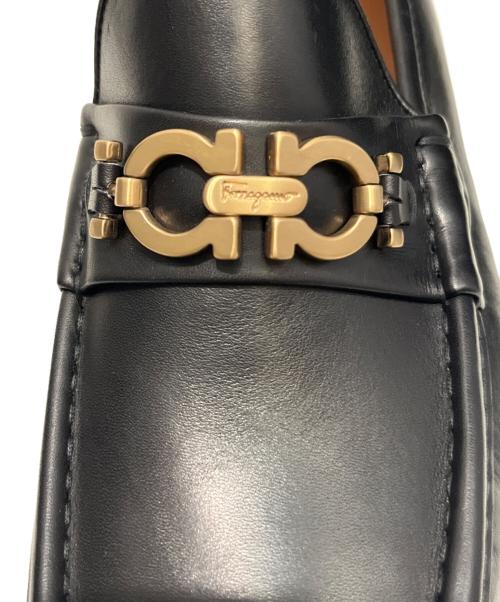 Salvatore Ferragamo（サルヴァトーレ フェラガモ）Salvatore Ferragamo (サルヴァトーレ フェラガモ) ガンチーニビットローファー ブラック サイズ:8 1/2の古着・服飾アイテム