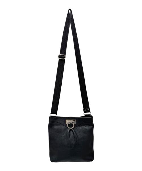 Salvatore Ferragamo（サルヴァトーレ フェラガモ）Salvatore Ferragamo (サルヴァトーレ フェラガモ) ショルダーバッグ ブラックの古着・服飾アイテム