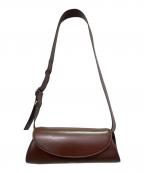JIL SANDERジルサンダー）の古着「カンノーロ スモール/Cannolo Small Bag」｜ブラウン