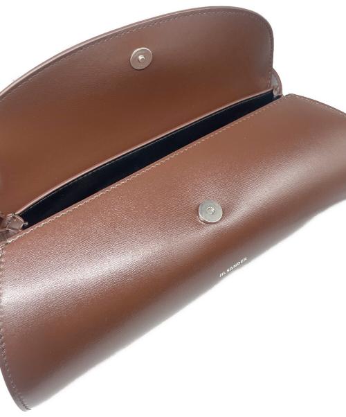 JIL SANDER（ジルサンダー）JIL SANDER (ジルサンダー) カンノーロ スモール/Cannolo Small Bag ブラウン サイズ:スモール/SMALLの古着・服飾アイテム