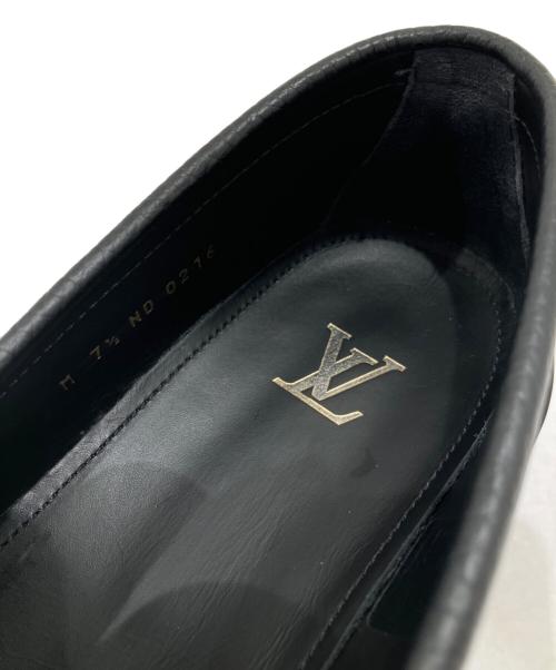 LOUIS VUITTON（ルイ ヴィトン）LOUIS VUITTON (ルイ ヴィトン) メジャーローファー ブラック サイズ:7 1/2の古着・服飾アイテム