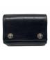 CHROME HEARTS（クロムハーツ）の古着「3フォールド ウォレット3 Fold Leather Wallet 」｜ブラック