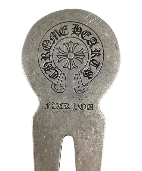 CHROME HEARTS（クロムハーツ）CHROME HEARTS (クロムハーツ) グリーンフォーク シルバーの古着・服飾アイテム