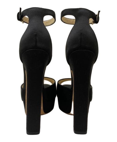 JIMMY CHOO（ジミーチュウ）JIMMY CHOO (ジミーチュウ) アンクルストラップヒールパンプス ブラック サイズ:35の古着・服飾アイテム