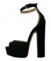 JIMMY CHOO (ジミーチュウ) アンクルストラップヒールパンプス ブラック サイズ:35：35000円