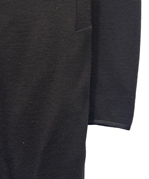 PRADA（プラダ）PRADA (プラダ) パイピングウールワンピース ブラック サイズ:44の古着・服飾アイテム