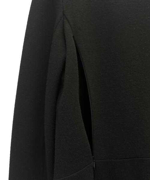 PRADA（プラダ）PRADA (プラダ) パイピングウールワンピース ブラック サイズ:44の古着・服飾アイテム