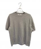 COMME des GARCONS SHIRTコムデギャルソンシャツ）の古着「半袖ニット」｜ライトグレー