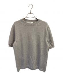 COMME des GARCONS SHIRT（コムデギャルソンシャツ）の古着「半袖ニット」｜ライトグレー